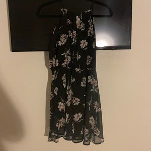 Black Flower Dress